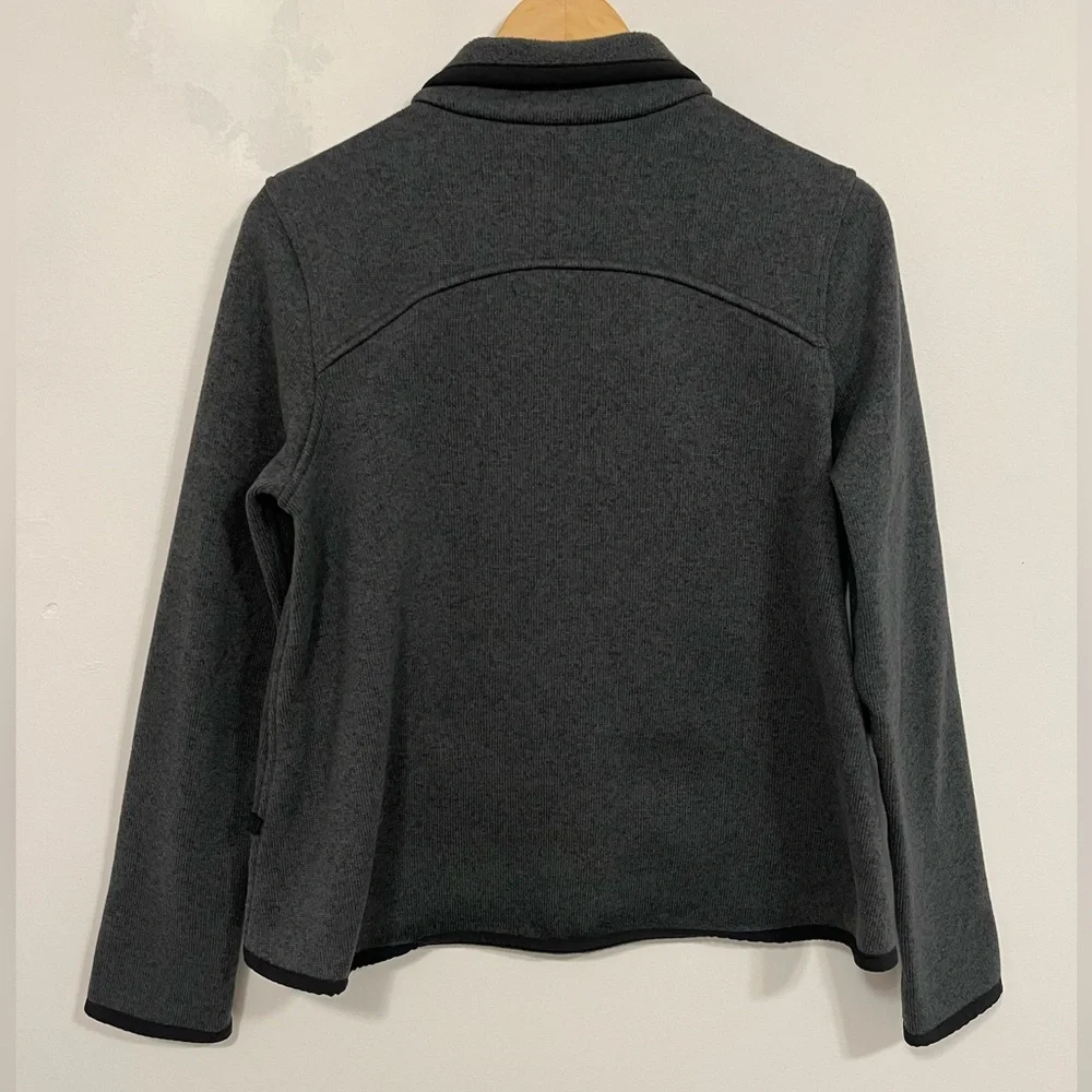 Lululemon Its Fleecing Cold Zip Up Heathered Black/Black 6 - Picture 15 of 16